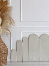 Monio - Upholstered Wall Panel Fence - Cream Corduroy