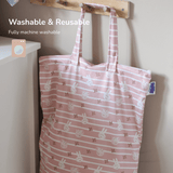 Peppa Pig XL Wet Bag Reusable Cloth Nappy Pail - Peppa Clouds