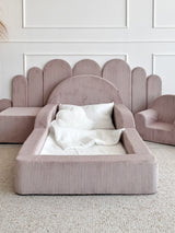 Monio - Children's Bed - Corduroy Pink