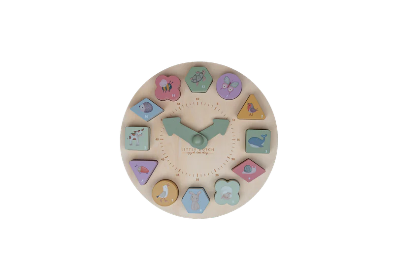 Little Dutch - Puzzle Clock - Butterfly