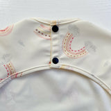Long Sleeved Baby Bib - Rainbow print