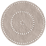 Crochet BOHO Rug | BEIGE