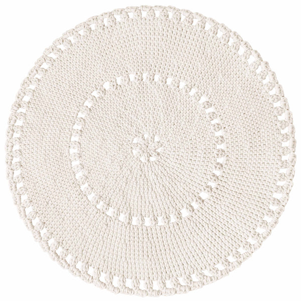 Crochet BOHO Rug | IVORY