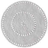 Crochet BOHO Rug | LIGHT GREY