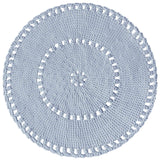 Crochet BOHO Rug | BABY BLUE