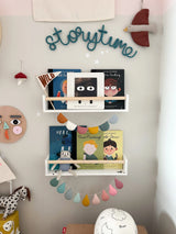 ‘Storytime’ Knitted Wire Word - Kids Room Decor Wall Hanging