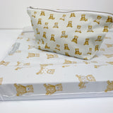 Nappy Wallet - Teddy Bear Print
