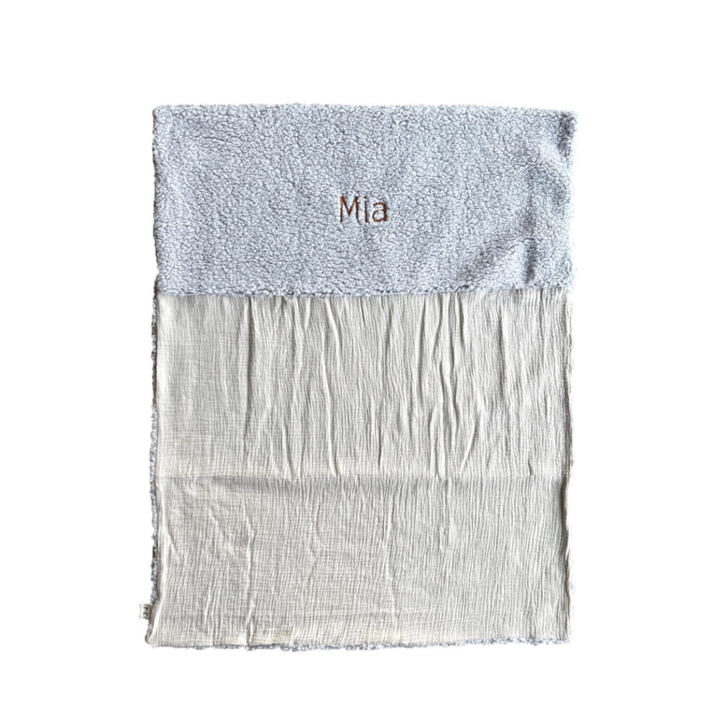 
                      
                        Soft Personalised Teddy Blanket-Grey
                      
                    