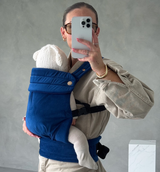 Velvet Baby Carrier - True Blue