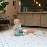 Triangle Playmat Set in White