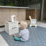 Triangle Playmat Set in Grey