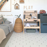 Triangle Playmat Set in White