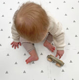 Triangle Playmat Set in White