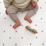 Triangle Playmat Set in White