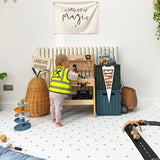 Triangle Playmat Set in White