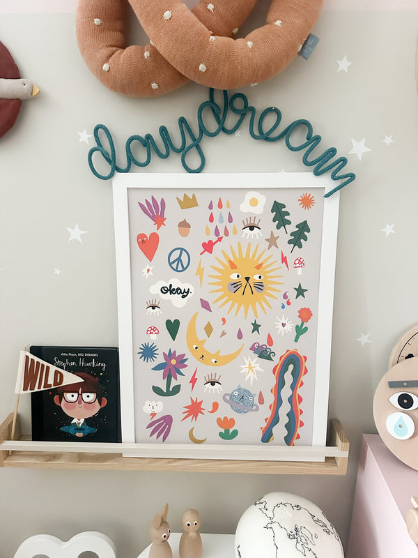 “All Kinds of Wonderful” Print – Kids Wall Print