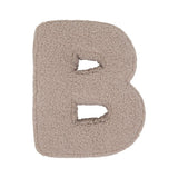 Betty's Home Mocha Boucle Alphabet Cushion