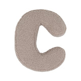 Betty's Home Mocha Boucle Alphabet Cushion