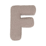 Betty's Home Mocha Boucle Alphabet Cushion