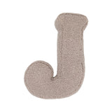 Betty's Home Mocha Boucle Alphabet Cushion
