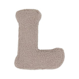 Betty's Home Mocha Boucle Alphabet Cushion