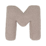 Betty's Home Mocha Boucle Alphabet Cushion