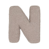 Betty's Home Mocha Boucle Alphabet Cushion