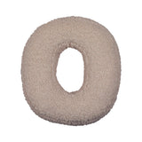 Betty's Home Mocha Boucle Alphabet Cushion