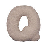 Betty's Home Mocha Boucle Alphabet Cushion