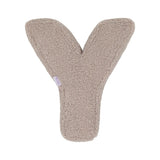 Betty's Home Mocha Boucle Alphabet Cushion