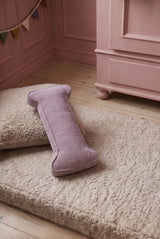 Betty's Home Lavender Corduroy Alphabet Cushion