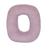 Betty's Home Lavender Corduroy Alphabet Cushion