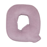 Betty's Home Lavender Corduroy Alphabet Cushion