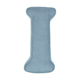 Betty's Home Blue Corduroy Alphabet Cushion