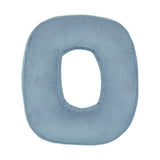 Betty's Home Blue Corduroy Alphabet Cushion