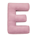 Betty's Home Pink Corduroy Alphabet Cushion