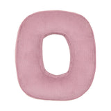 Betty's Home Pink Corduroy Alphabet Cushion
