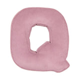Betty's Home Pink Corduroy Alphabet Cushion