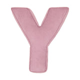 Betty's Home Pink Corduroy Alphabet Cushion