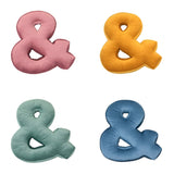 Betty's Home Yellow Velvet Alphabet Cushion