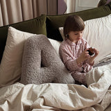 Betty's Home Mocha Boucle Alphabet Cushion