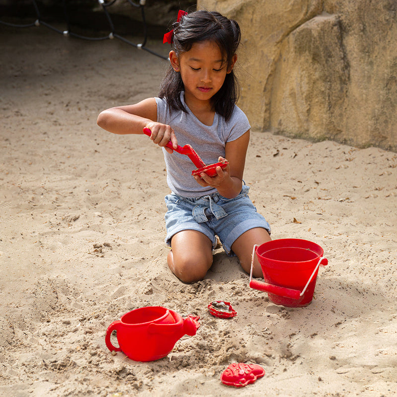 Cherry Red Silicone Beach Toys Bundle (5 Pieces)
