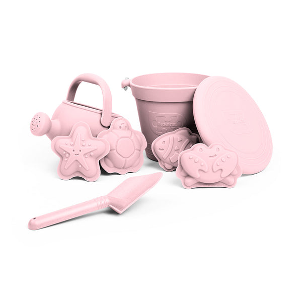 Blush Pink Silicone Beach Toys Bundle (5 Pieces)