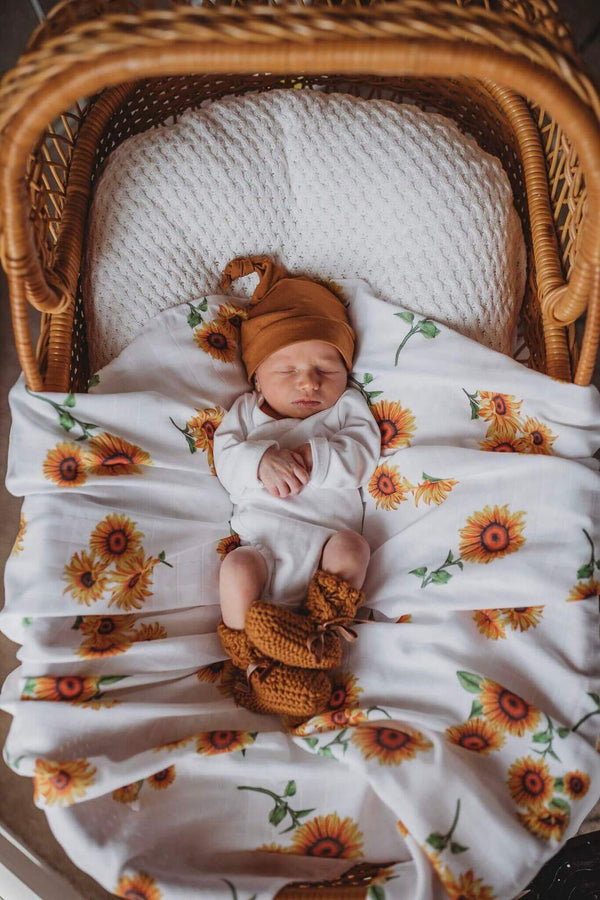 Sunflower | Organic Muslin Wrap