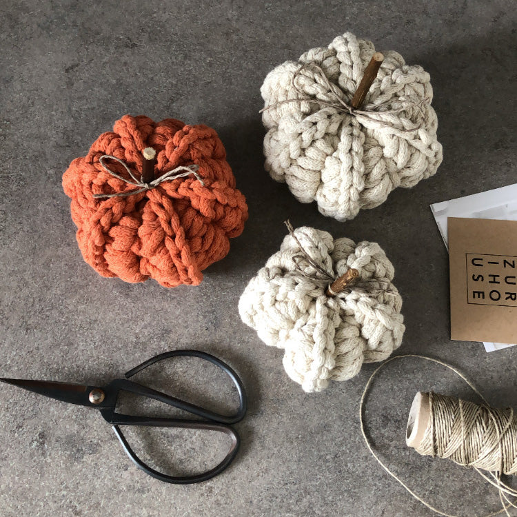 CROCHET PUMPKINS (SET of 3)