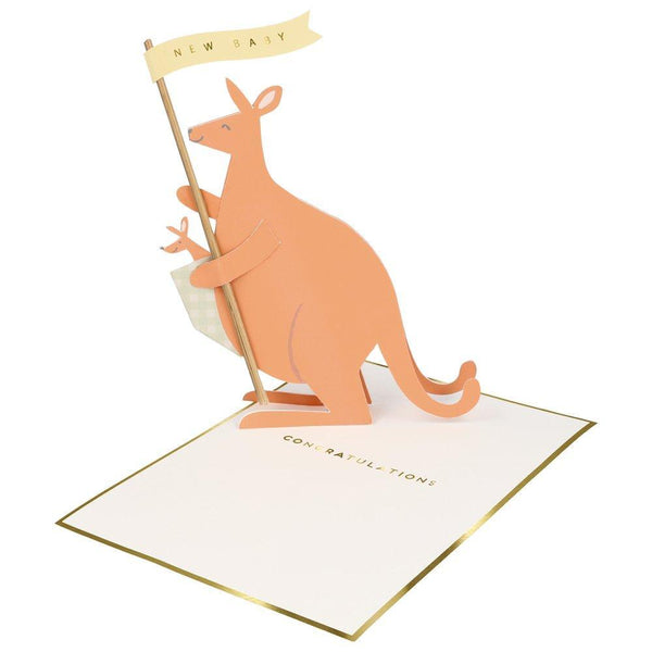 Baby Kangaroo Stand-Up Card
