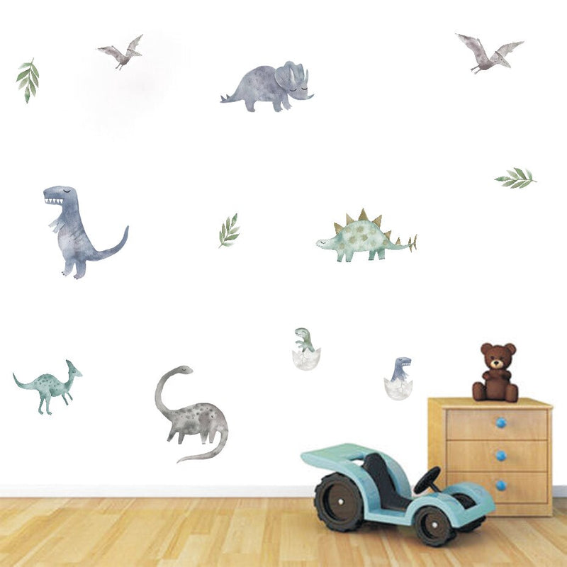 Dinosaur Water Colour Wall Stickers