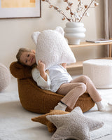 Cream White Bear Cushion