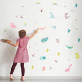 Dinosaur & Rainbow Wall Stickers