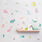 Dinosaur & Rainbow Wall Stickers